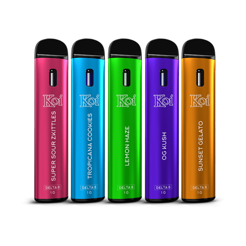 Koi Delta 8 THC Disposable Vape Bar 1 Gram Nova Distro INC.