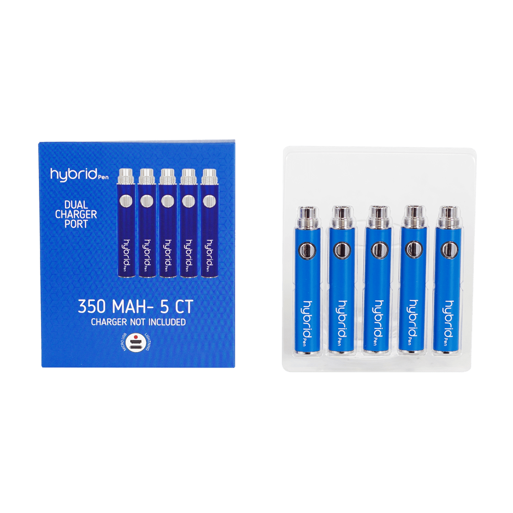 Hybrid Pen 350 MAH Adjustable Voltage Battery 5 Pack Nova Distro INC.